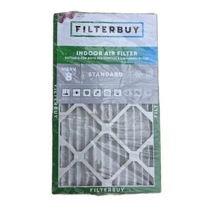Filterbuy 12x20x1 Pleated Air Filters, Replacement for HVAC AC Furnace (MERV 8)